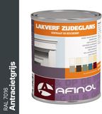 Afinol Zijdeglans Lakverf Antracietgrijs (RAL 7016) 750 ml