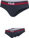 FILA - Gekleurde Waistband Urban Brief | 3-Pack | Dames Slip | Maat S - Navy