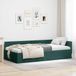 Maison Exclusive - Cadre de lit d'angle, vert foncé, 80 x 200 cm, avec rembourrage