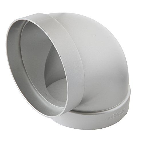 La Ventilazione Flexibele ventilatie 90 ° F/F van ABS voor cancering 125 mm Cromato Satinato