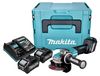 Makita GA 044 GM201 Accu haakse slijper 40 V max. 125 mm X-LOCK Brushless + 2x accu 4.0 Ah + lader + Makpac