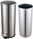 helit H2406700 - Afvalemmer „the zinc“ roestvrij staal 30 liter