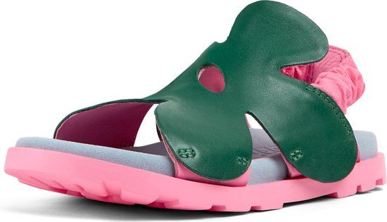 Camper Brutus Kinderen Sandalen - Groen - Maat 36 - Leer - Platte sandalen - Meisjes - Lente/Zomer 2023