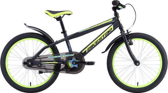 Bikestar 20 inch Urban Jungle kinderfiets - zwart/geel