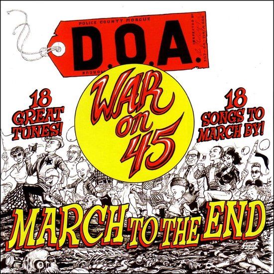 War D.O.A. - War On 45 (LP) (40th Anniversary) (Limited Edition)