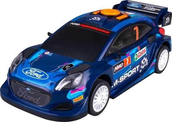Nikko M-Sport Boost Mode Ford Puma Rally speelgoedauto 25 cm - Licht & geluid - Drift effect - vanaf 3 jaar