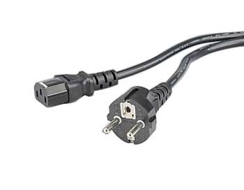 Hama Universal Mains Cable, 2,5 m, Black