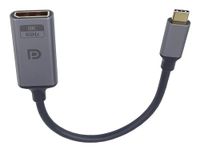 PremiumCord Adapter USB-C do DisplayPort DP1.4 męski/żeński 8K@60Hz i 4k@120Hz 20 cm