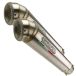 GPR Exhaust Systems Powercone Evo Double Ducati Streetfighter 1100 09-12 homologierter Schalldämpfer