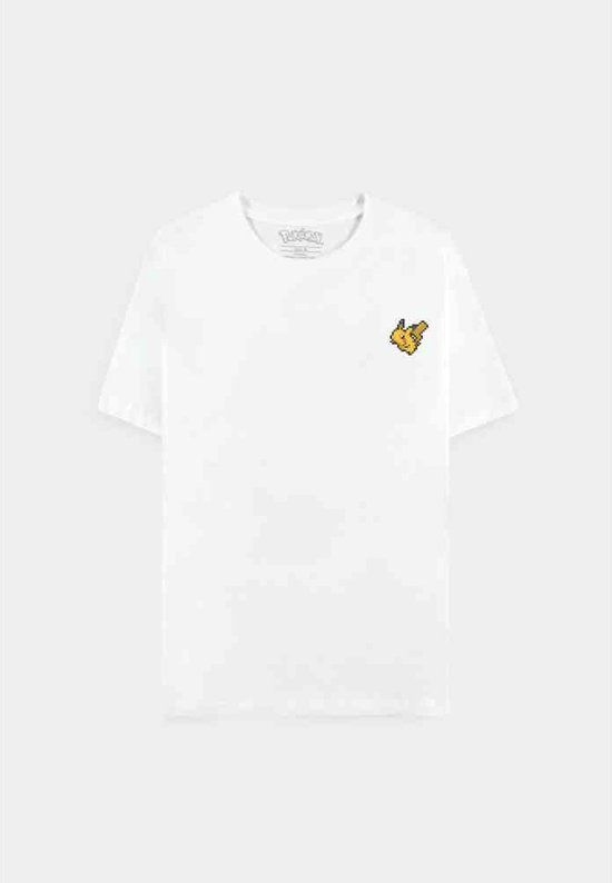 Pokémon Pixel Pikachu Men's T-Shirt - White - XXL