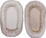 MamaLoes Babynest - Stippen - 45 x 70 cm - Wit/beige