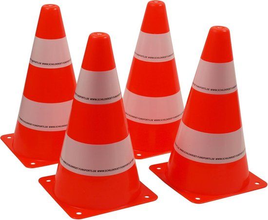 Donic Schildkröt Pionnen - 4 Stuks - 23 cm - Oranje