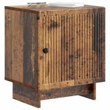 vidaXL Nachtkastje Oud hout 43 x 34,5 x 50 cm