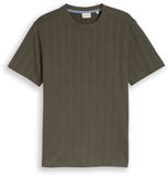 Tom Tailor T-shirt van katoen - Maat S - deep leaf green