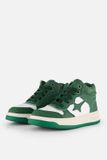 Shoesme Groene Sneaker - Sneakers Kinderen - Jongens - Green White - Suède - Maat 29