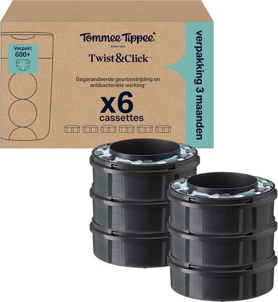Tommee Tippee Twist & Click Luieremmer Navullingen - 6 Stuks