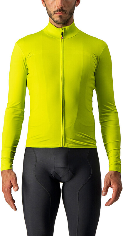 Castelli Pro Thermal Mid Longsleeve Jersey Heren, geel