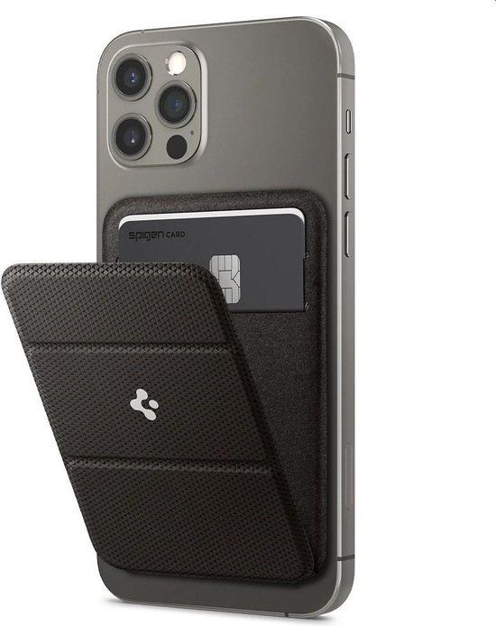 Spigen Card Holder Smart Fold Wallet - iPhone 12 / 13 Series - Dark Grey
