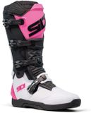 Sidi X-Power SC Wit Zwart Roze Crosslaarzen - Laars