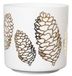 Asa X-mas theelicht pine D8.8cm H8.8cm wit