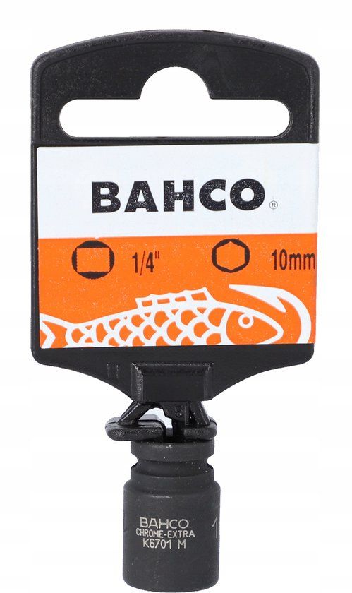 Bahco 1/4" Zeskant Dopslag Bit 8mm Fosfaat
