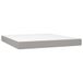 VidaXL Matras met binnenvering Super kingsize Medium Grijs, Wit Polyester 1800 x 2000 x 200 mm