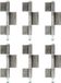 Alberts 858278 Bouwscharnier | Type KO8 | Staal | Hoogte 240 mm | Diameter Ø16 mm | Set van 6
