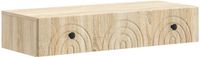 vidaXL Wandmontage Zijtafel 87,5 x 34,5 x 17 cm Bewerkt hout