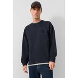 QS relaxed fit sweater - marine