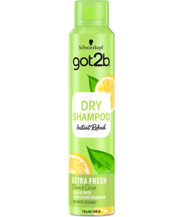 Schwarzkopf got2b Extra Fresh Dry Shampoo 200ml - Unisex