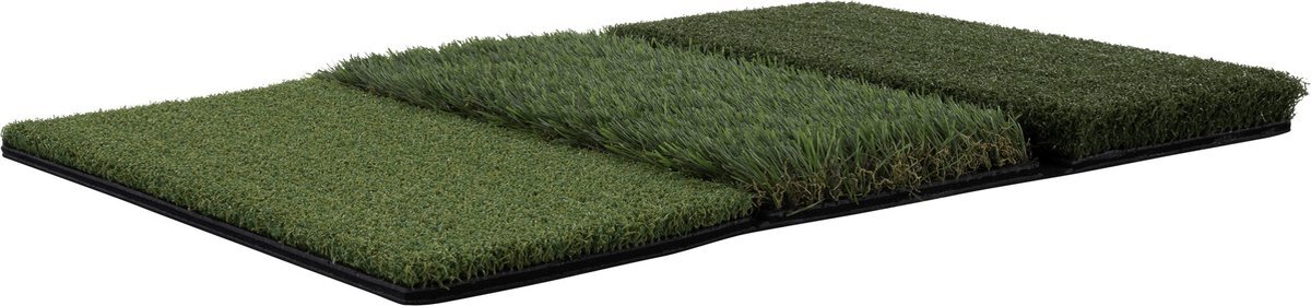 Pure2Improve Tri-Turf Hitting Mat - Golfmat - 3 lengtes - 40x62cm