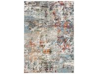Safavieh Madison Collection MAD471F Tapis moderne abstrait contemporain, 1,8 x 2,7 m, gris/bleu