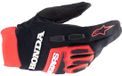 Alpinestars Honda Full Bore Handschoenen Helderrood Zwart Maat L