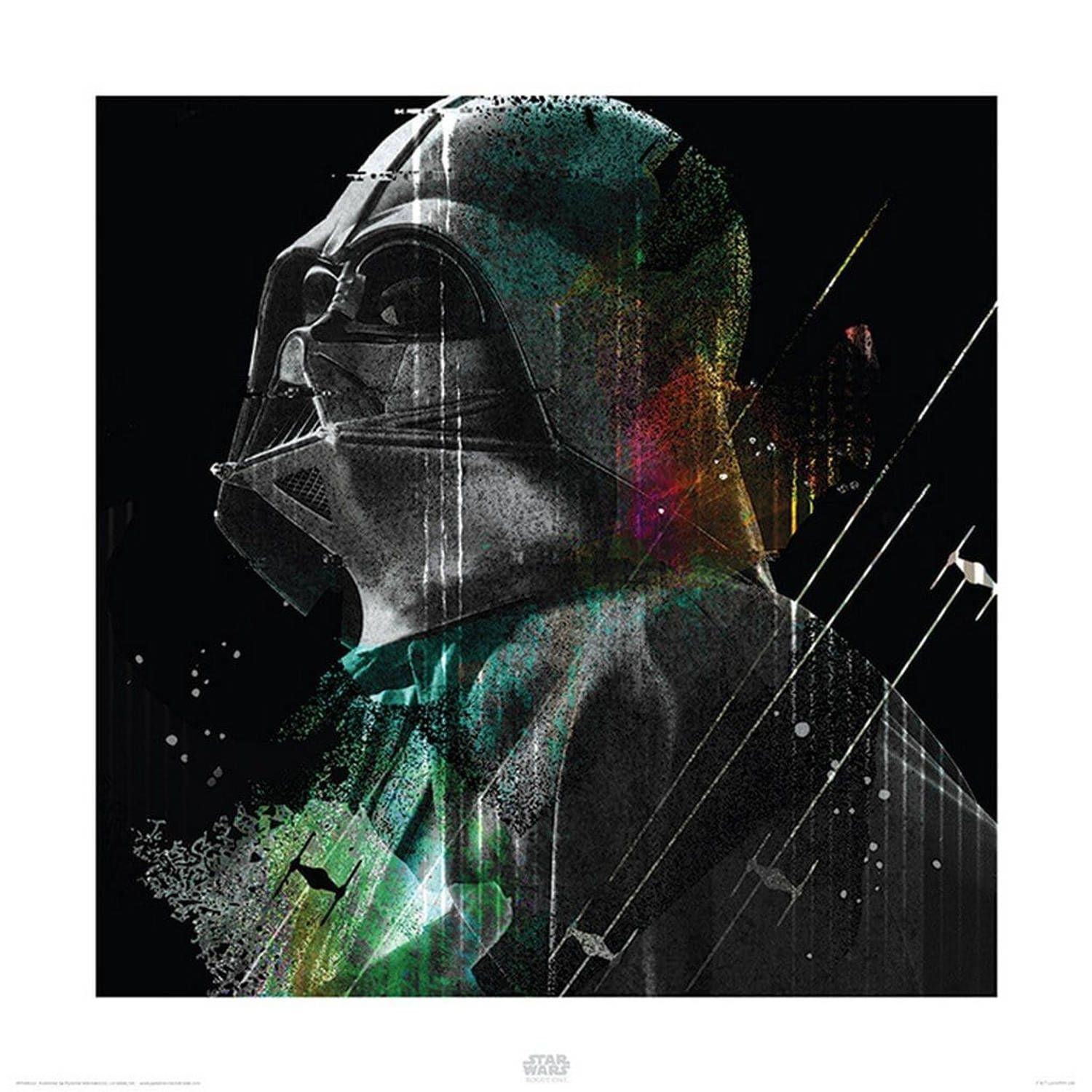 Pyramid Star Wars Rogue One Darth Vader Lines - Kunstdruk - 40x40cm - Papier