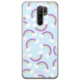 ERT GROUP mobiel telefoonhoesje voor Xiaomi REDMI 9 origineel en officieel erkend Babaco patroon Rainbow 002