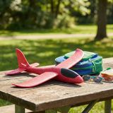 Eddy Toys Planeur en mousse - Avion lanceur - Avion jouet d'extérieur - Avion lanceur en mousse 47 cm - Assorti - 1 couleur aléatoire