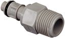 Neolab Stekkertuit met afsluiting - 1/4 inch - PP - buitendraad 3/8 inch