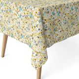ECOMMERC3 Vlekafstotend tafelkleed voor rechthoekige tafel, 180 x 140 cm, bruin