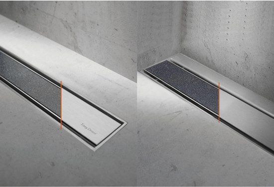 Easydrain Douchegoot Compact 30 TAF - Vierkant - RVS/Glas