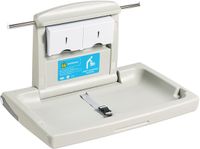 Shanghai Sishun Technology Co., Ltd Table à langer murale, table à langer pliable avec sangles de sécurité et barres de suspension, pour toilettes commerciales et garderies