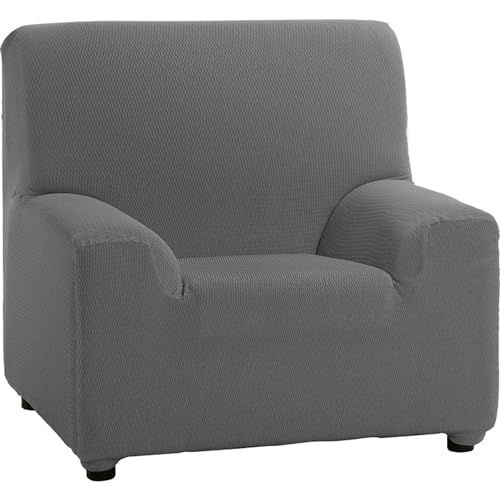 Elastische bankovertrek voor 1-zitsbank - Grijs - Verstelbaar - Made in Spain