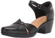Clarks Emily Rae damespumps, Zwart leder, 37 EU