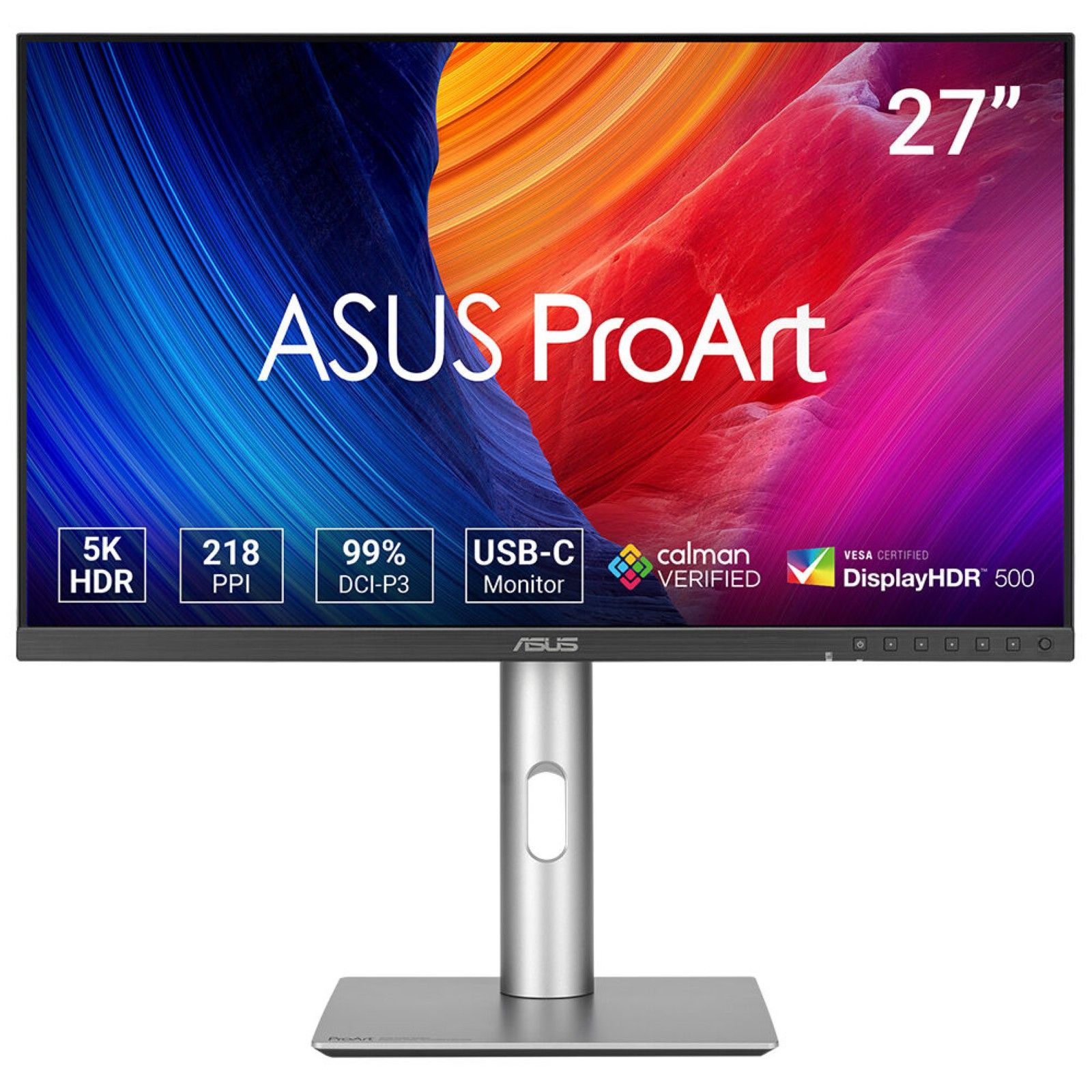 ASUS ProArt Display PA27JCV 27" 5K Monitor - Grafisch Designer, USB-C, Calman Certified