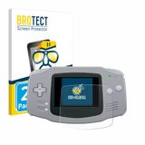 BROTECT Screenprotector voor Nintendo Gameboy Advance GBA - Folie Beschermfolie transparant 2 Stuks