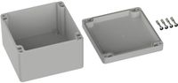 TRU COMPONENTS TC-9065652 Industriële behuizing 122 x 120 x 85 ABS Grijs-wit (RAL 7035) 1 stuk(s)