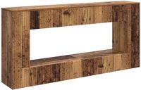 vidaXL Wandtafel Oudhout 155 x 29 x 74 cm Geconstrueerd hout