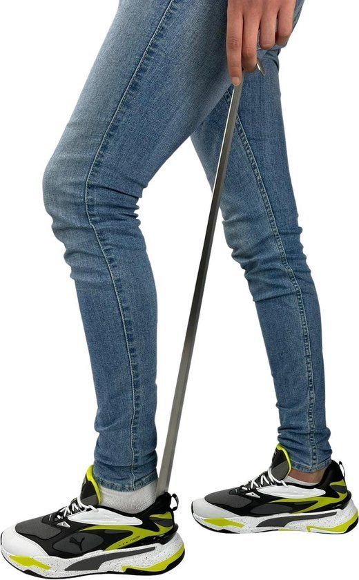 Heble® XXL Shoe Horn Set - Extra Long - Stainless Steel - Metal - by Heble®