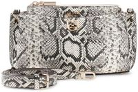 GUESS Bianca Mini Crossbody Natural veelkleurig
