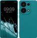 kwmobile telefoonhoesje geschikt voor Xiaomi Redmi Note 13 Pro 4G - Hoesje voor smartphone - Precisie camera uitsnede - In mat petrol