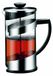 Tescoma Thee- en koffiepot, zwart/zilver/transparant, 18 x 14 cm